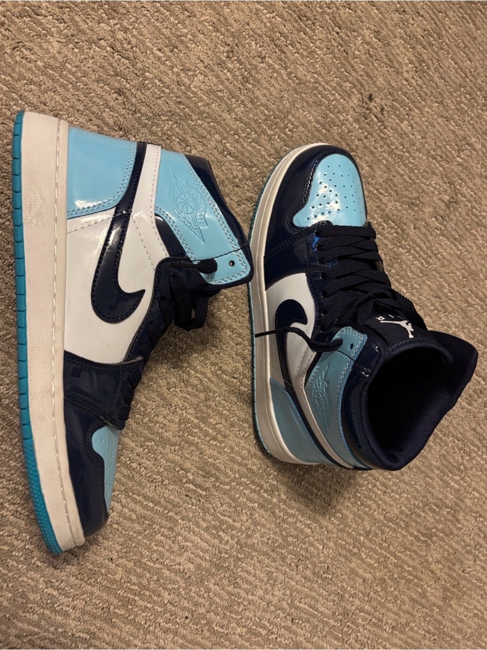 Men’s Navy & Light Blue High-Top Jordan 1